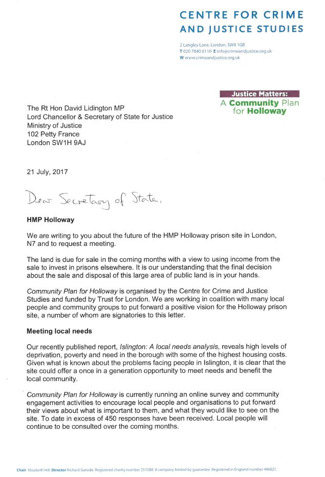 Lidington Letter Image